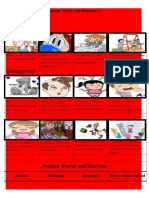 Disappointed: Physical States and Emotions 2