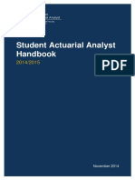 Caa Student Actuarial Analyst Handbooknov14