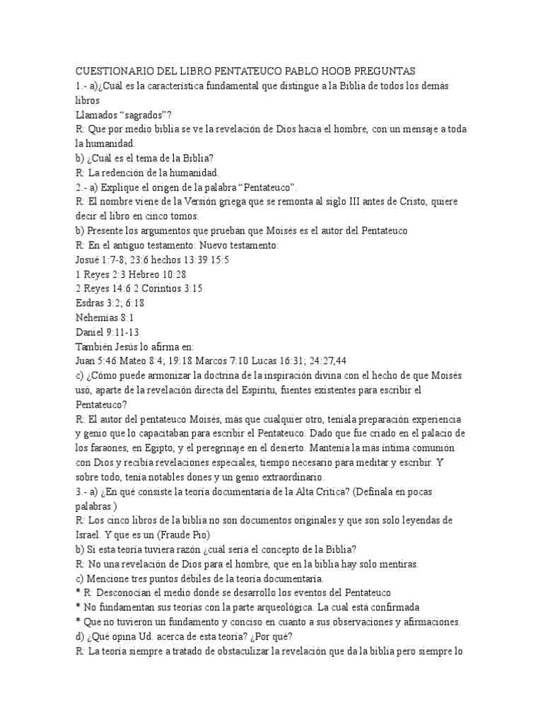 Pentateuco