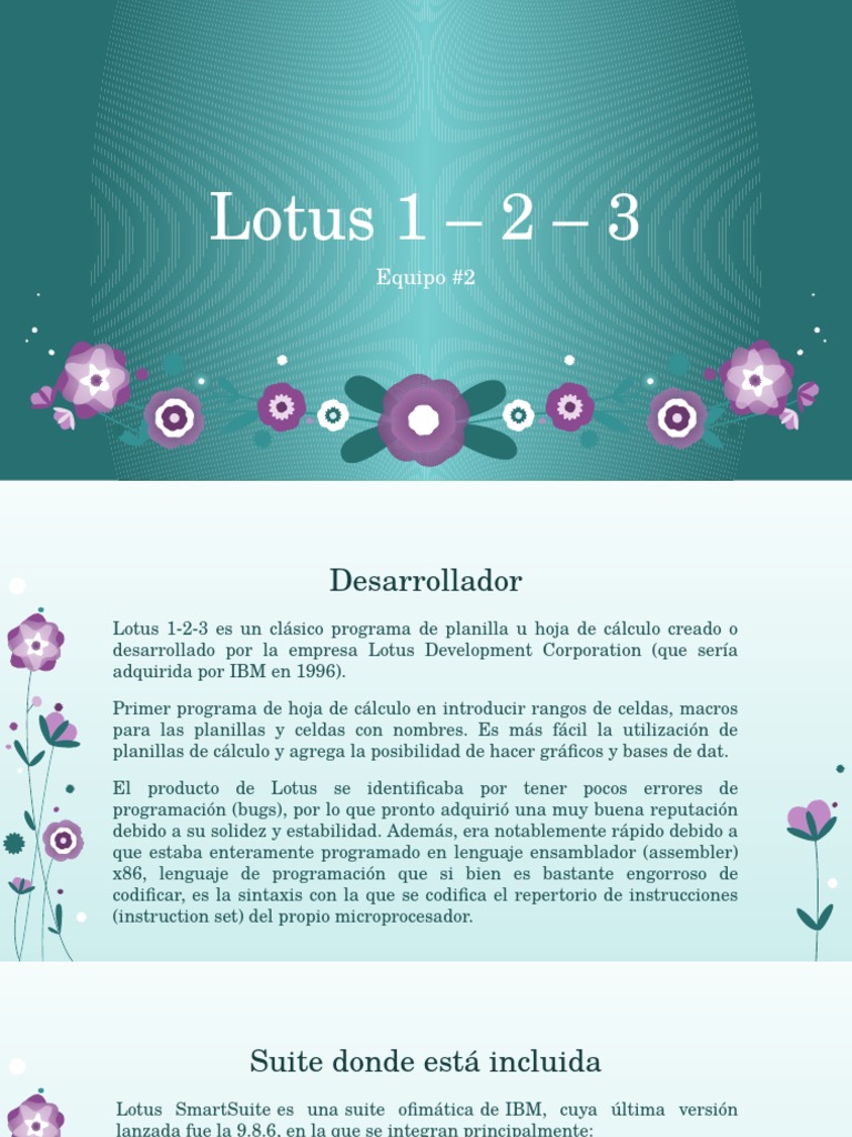 Lotus 1 2 3