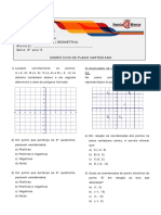 8ano Plano Cartesiano