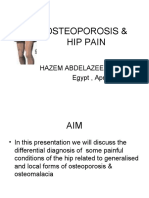 Osteoporosis &amp; Hip Pain - Dr Hazem