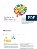Top Tips in The Diligence Process: What Investors Need To Know