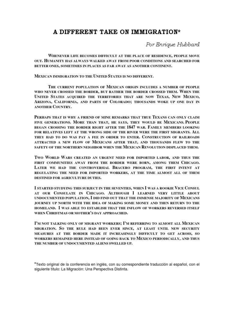 Understanding Mexican Immigration Trends | PDF | Human Migration | Mexico