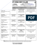 Agenda 1/4/2016