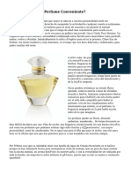 ¿Cómo Elegir El Perfume Conveniente?