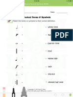 Music Worksheet