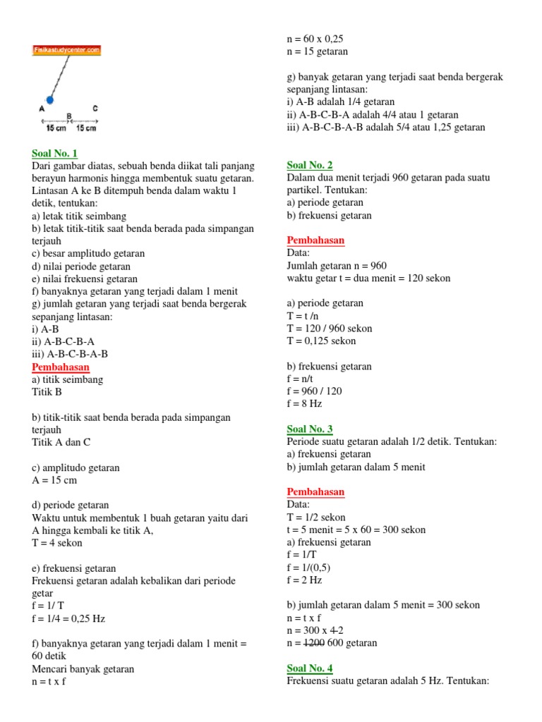 Getaran Gelombang Pdf