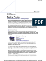 Control Freaks: Just For Fun