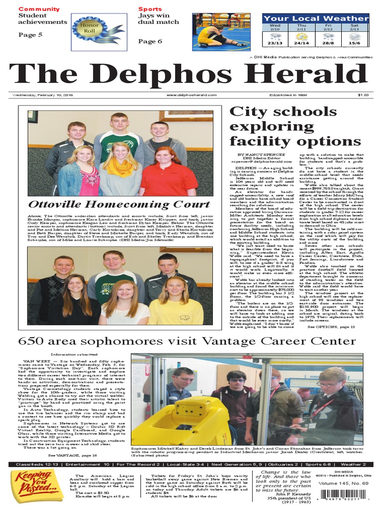 The Delphos Herald City Schools Exploring Facility Options PDF