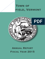 Springfield, Vermont Annual Report 2015