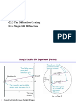 Lecture 02 - 22.3 The Diffraction Grating - 22.4 Single-Slit Diffraction