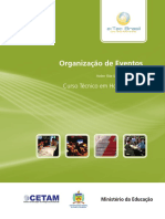 Organização de Eventos - Curso Técnico em Hospedagem