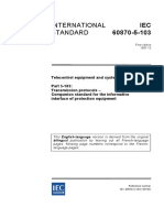 IEC 60870 5 1031997 Part 5 103 Tele Control Equipment and Systems Transmission Protocols Compan