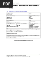 Appendix - Structural Vetting Projects