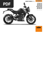 KTM Duke 200 Owners Manual