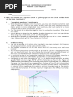 Physics - Midterm - 2016