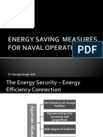 Energy-saving Measures for Naval Operations