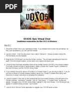 VOXOS Installation Instructions