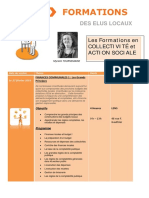 Formations 1er Semestre 2016 Collectivité Et Action Sociale