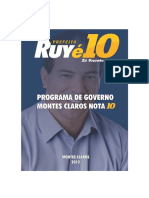 Programa de Governo Ruy