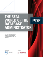 The Real World of The Database Administrator White Paper 15623