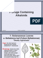 Alkaloidal Crude Drugs