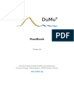 Dumux Handbook 2.8