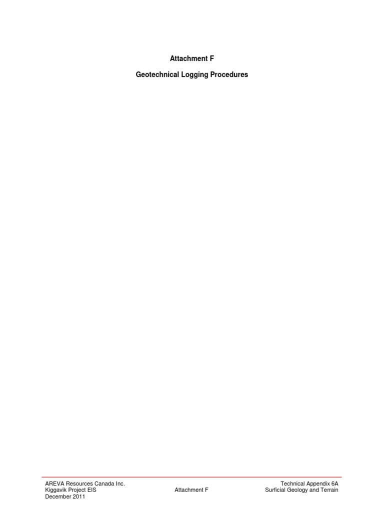 Geotechnical Core Logging Manual | Surface Roughness | Minerals | Free ...