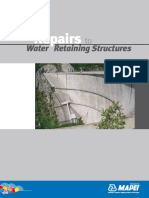 Repairs to Water Retaining Structures