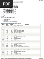 Aveo 2009 Ecotec ECM Connector