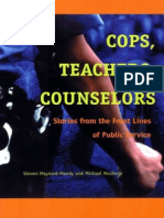 Cops Teachers Counselors by Steven Maynard Moody