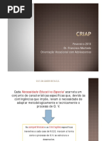 O.E.v. Em Pessoas Com N.E.E.