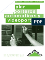 Instalacion de Porteros Electricos y Videoporteros