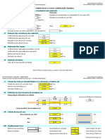 Dimensionamento de pilares sob flexo compressão