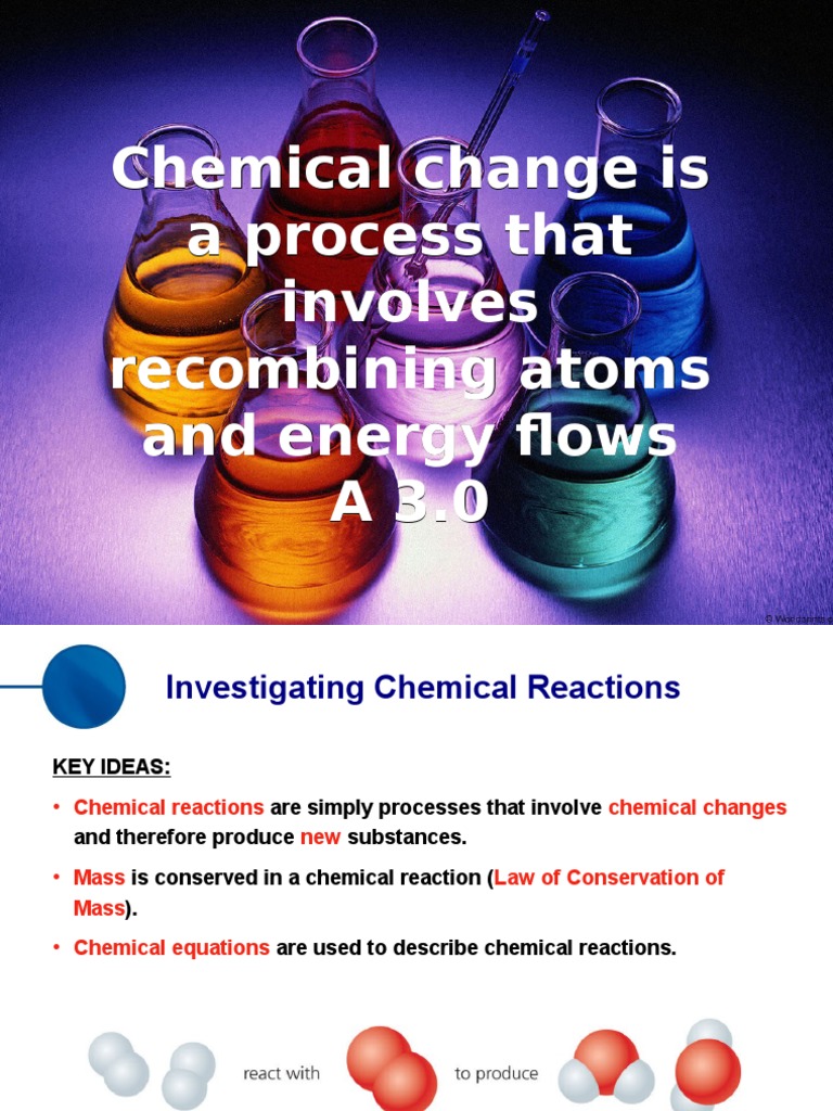 Conservation of Mass in Chemical Changes | PDF | Chemical Reactions ...