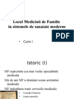 CURS 01-Locul MF in Sistemele de Sanatate Moderne