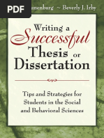 Download Writing a Successful Thesis or Dissertation DrSocpdf by eitor21 SN298895988 doc pdf
