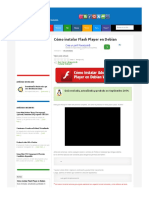 Instalar Flash Player En linux