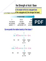 Predicting Acid/Base Strength from Structure