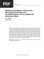 Download What Should Governments Do The Global Financial Crisis as a Market and Government Failure by Julio Teehankee SN29891998 doc pdf
