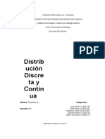 Estadistica Dist Continua y Discreta