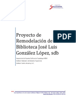 Proyecto de Remodelación de La Biblioteca José