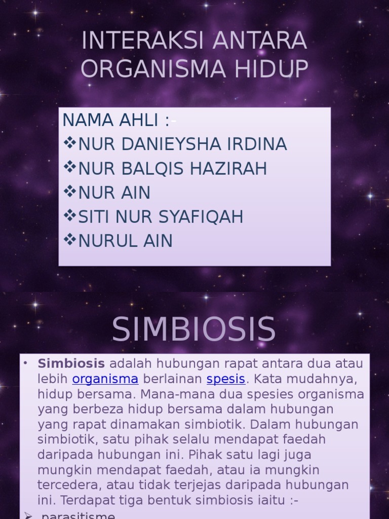 Interaksi Antara Organisma Hidup Pdf