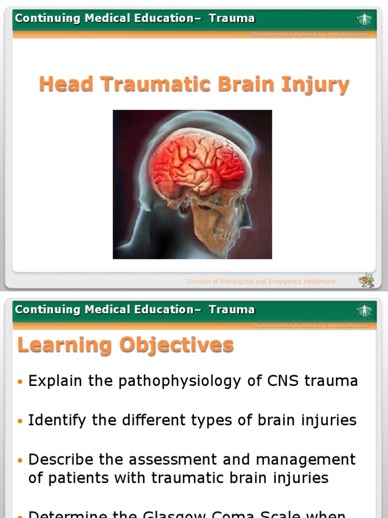 Traumatic Brain Injury Final 2013.5.29 | PDF | Traumatic Brain Injury