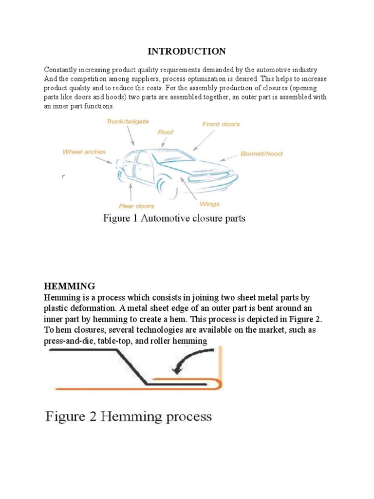 Robotic Roller Hemming in Automotive | PDF