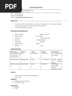 Curriculum Vitae Rizwan Ghafoor