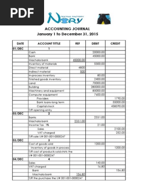 Accounting Journal