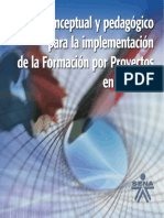 Modelo Formacion Por Proyectos en El Sena