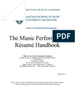Resume Guide Performance